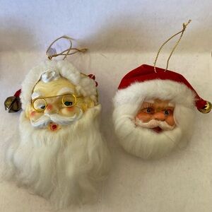 Vintage Santa Claus Ornaments Set
